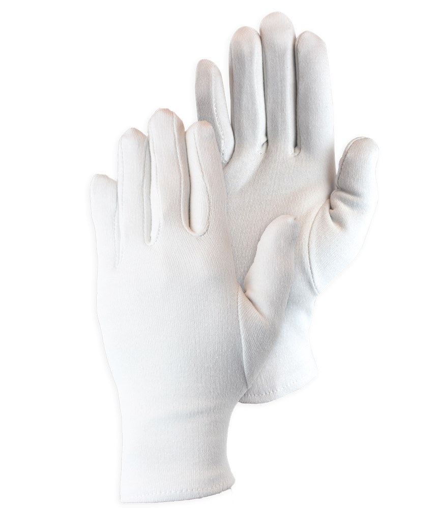 20-240 Interlock Handschoen Wit Zware Kwaliteit (1 Stuks)