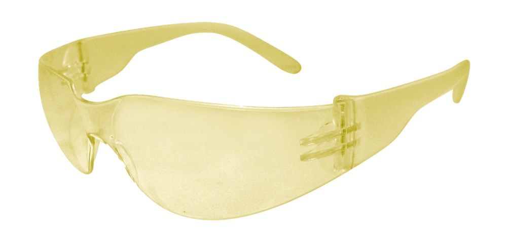 28-004 Veiligheidsbril Basic Yellow AS (12 Stuks)